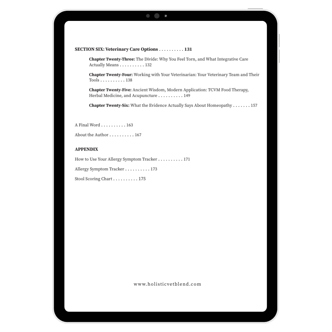 PDF Digital Download - The Complete Guide to Dog Allergies-Digital Download-Holistic Vet Blend-