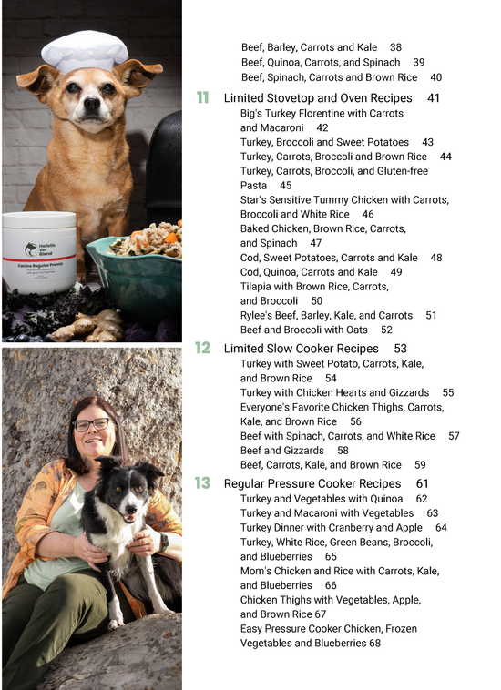 PDF Digital Download Cookbook - The Holistic Vet Blend Cookbook for Dogs - Holistic Vet Blend