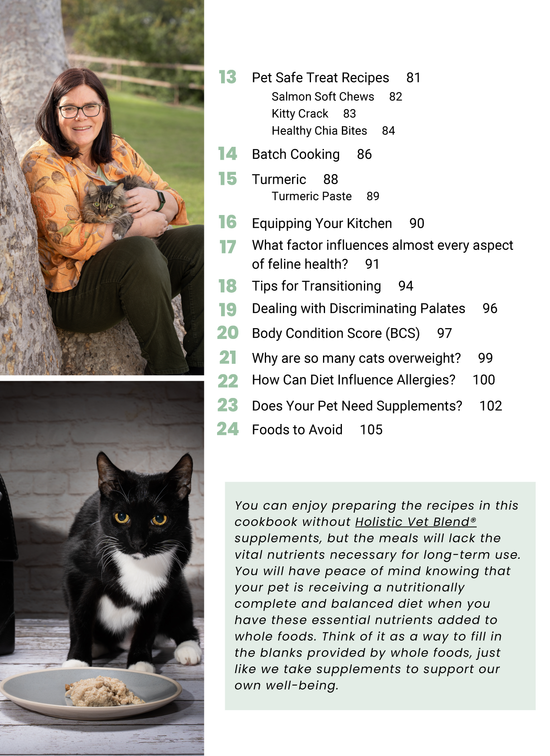 Load image into Gallery viewer, PDF Digital Download Cookbook - The Holistic Vet Blend Cookbook for Cats - Holistic Vet Blend
